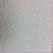 100 % polyester fleur Jacquard pour le vêtement et tissu de Textile à la maison